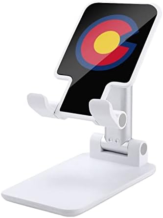 Colorado Állam Logó Mobiltelefon Állvány, Állítható, Összecsukható Tablet Asztali Telefon Tulajdonosa Tartozékok
