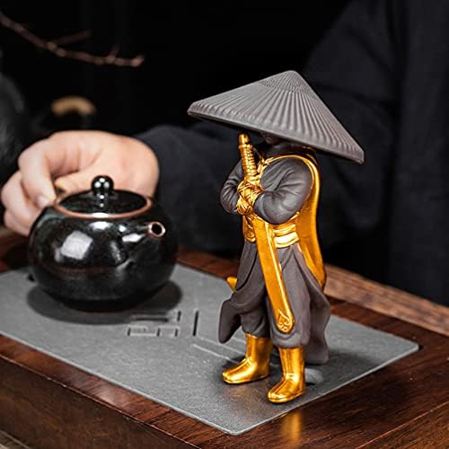 Cabilock Iroda Dekoráció, Irodai Dekoráció Kerámia Tea Pet Emberi Tea Pet Kínai Kung-Fu Tea Pet Emberi Szobor, Asztali Dísz