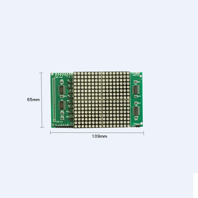 Taidacent 16x16 Mátrix Integrált Modul LED Mátrix Képernyő LED Dot Megjeleníti Piros Kompatibilis A LCD12864 folyadékkristályos