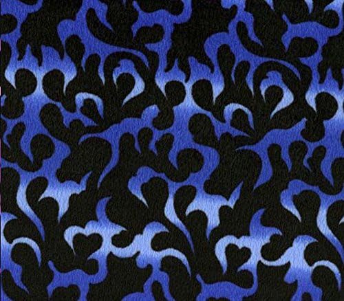 Velboa Szövet Ál Ál Prémes Tűz, Láng Royal Kék / 60 Széles/által Értékesített Az Udvaron
