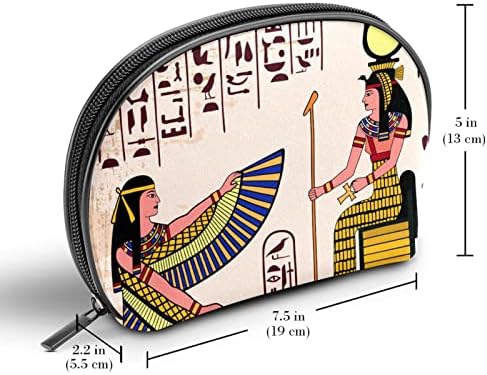 Lóg Utazási Tisztálkodási Táska, Hordozható Smink Szervező, Kozmetikai tartó Kefe Szett, Etnikai, Törzsi Festmény Ókori Egyiptomban