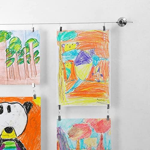 Művészeti Kijelző Gyerekeknek Mű (48 Klipek - 10ft Drót) - a Gyerekek Művészet Kijelző - Artwork Megjelenítése a Gyerekek