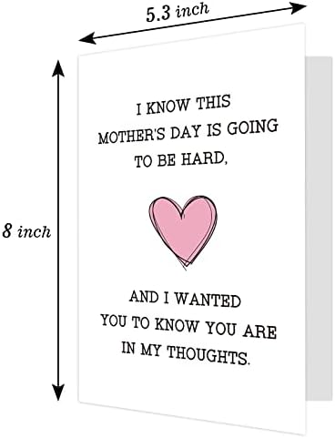 Ogeby anyák Napja Kártya Ajándék Nemrég Gyászoló, Emlékezés Kártya Anya, Rád Gondolok, Veszteség Anya Kártya